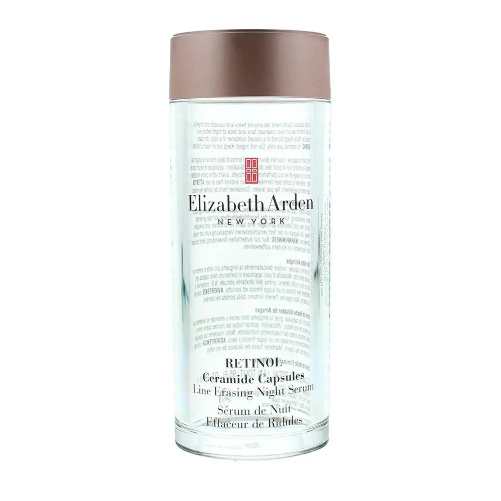 Elizabeth Arden Retinol Ceramide Capsules 60 X Line Erasing Night Tester Tester Empty Bottle
