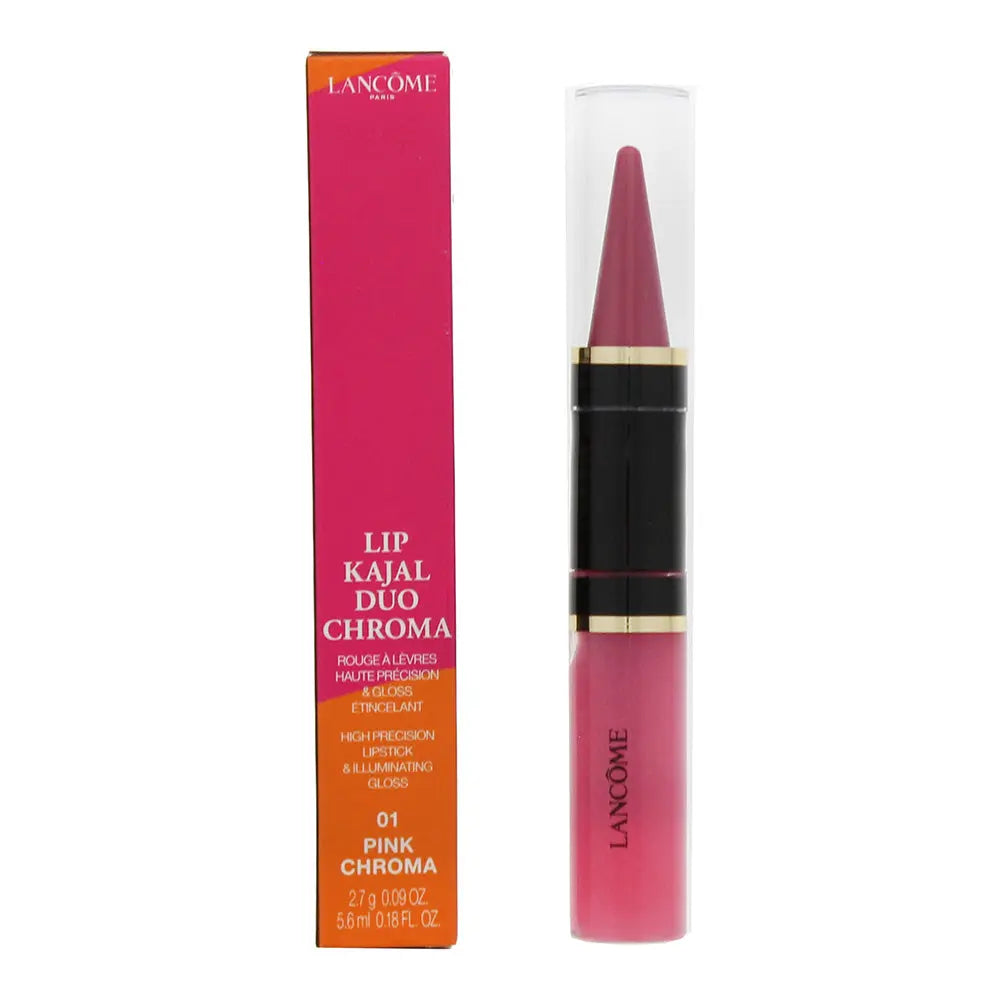 Lancôme Lip Kajal Duo Chroma 01 Pink Chroma High Precision Lipstick 2.7g Illuminating Gloss 5.6ml Lancã´Me
