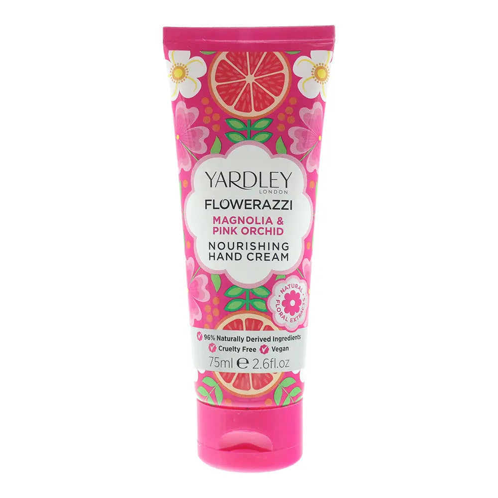 Yardley Flowerazzi Magnolia Pink Orchid Hand Cream 75ml Yardley