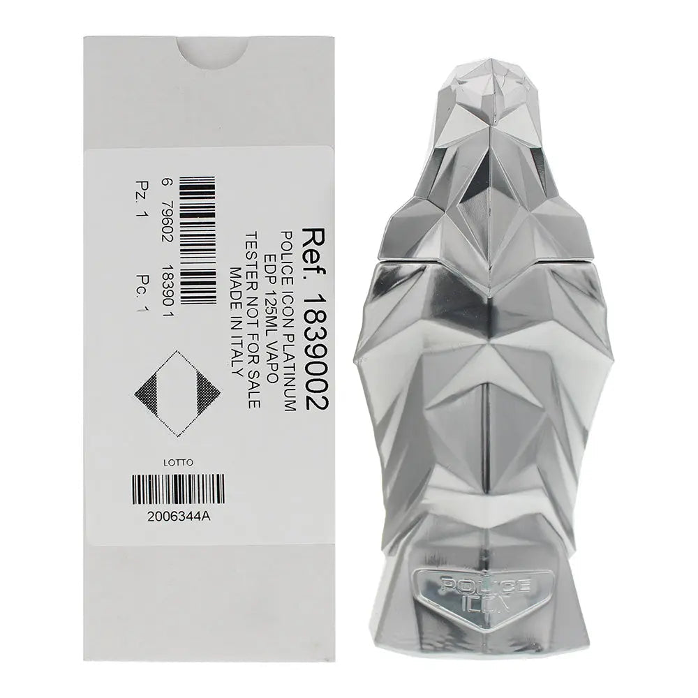 Police Icon Platinum Tester Eau De Parfum 125ml