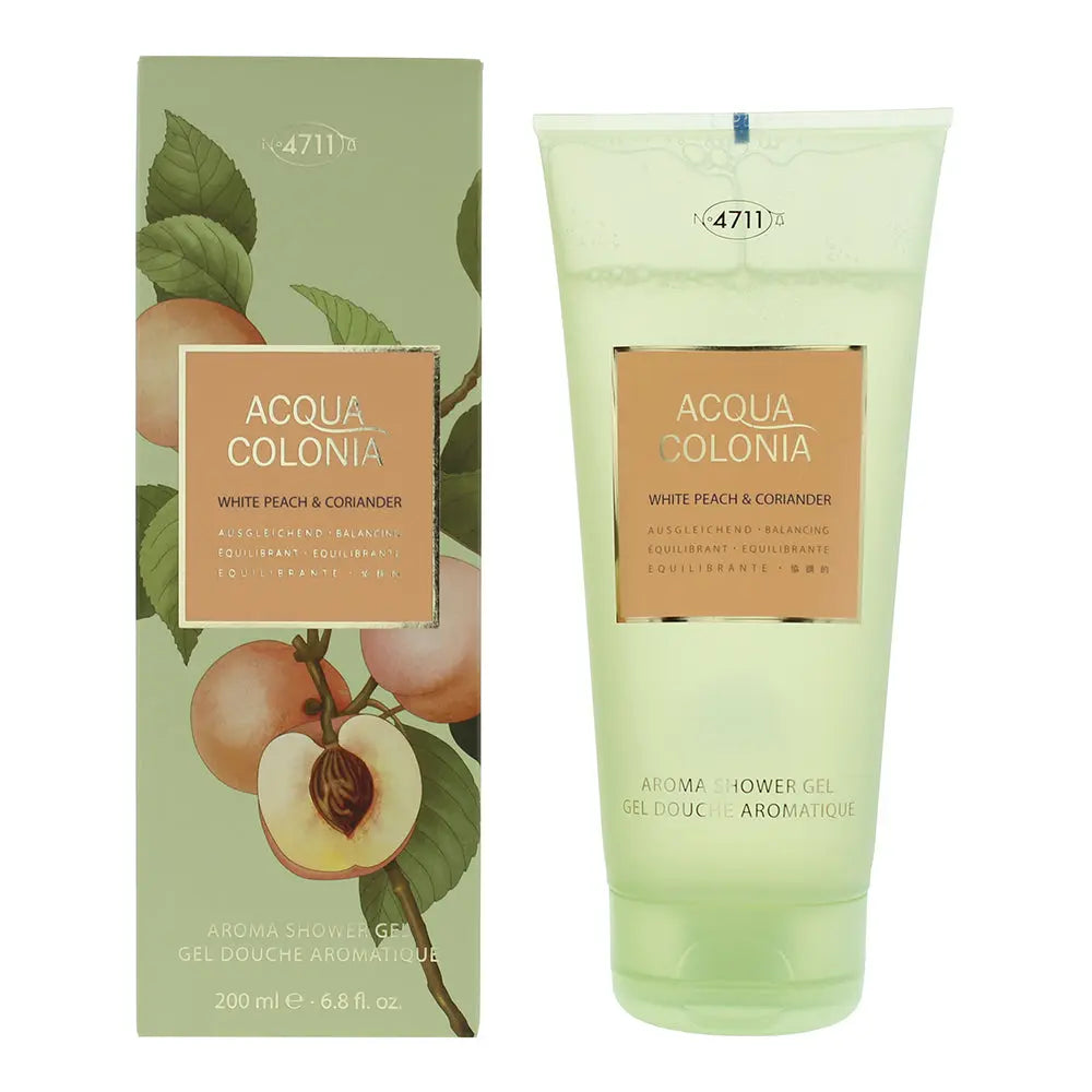 4711 Acqua Colonia White Peach Coriander Shower Gel 200ml 4711