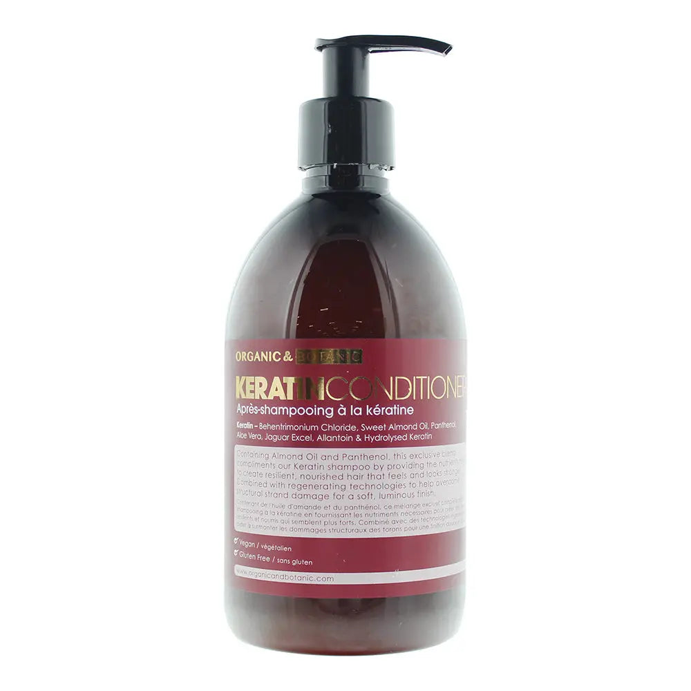 Organic Botanic Keratin Conditioner 500ml Organic and Botanic