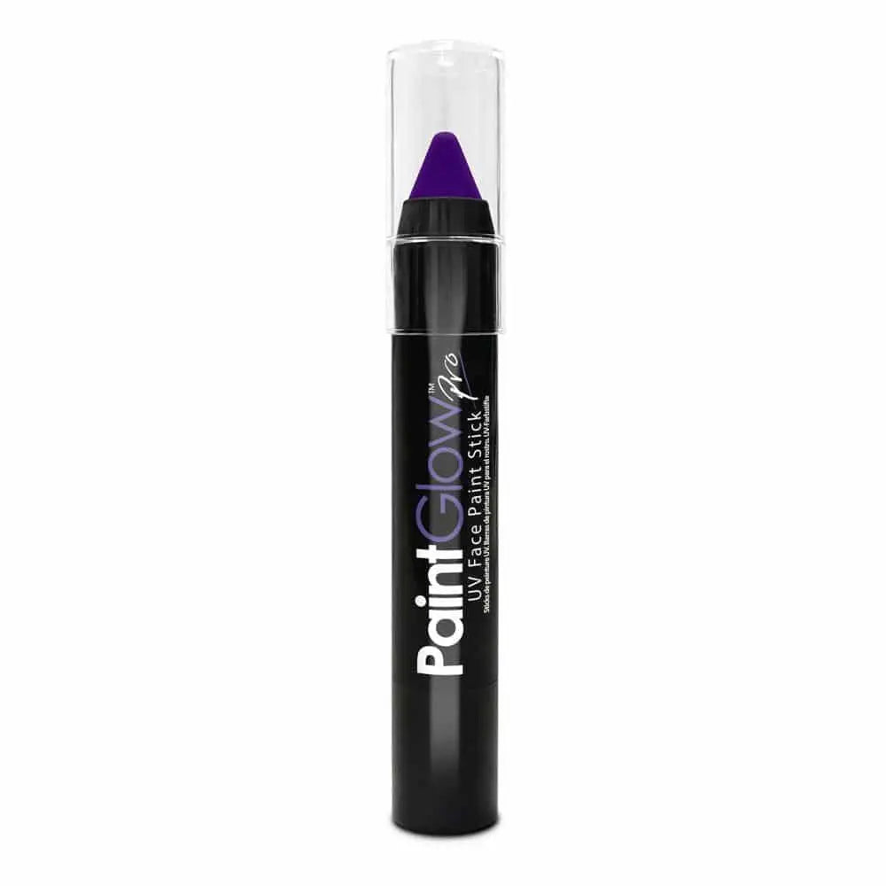 PaintGlow Pro UV Face & Body Paint Stick - Purple PaintGlow