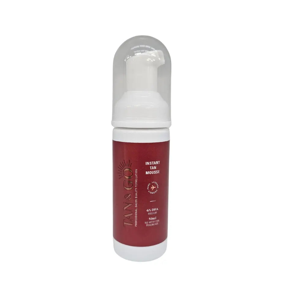 Tan & Go Professional Salon Quality Formulation Instant Tan Mousse 50ml Travel Size