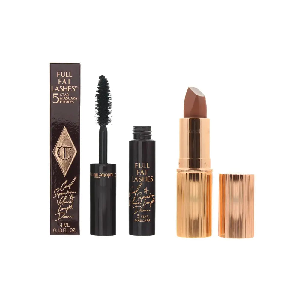 Charlotte Tilbury Lipstick 3.5g Unboxed and Mascara 4ml Bundle just £18.99
