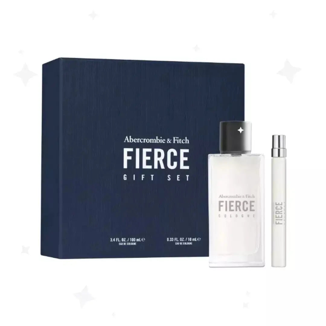 Abercrombie Fitch Fierce 2 Piece Gift Set: Eau de Cologne 100ml - Eau de Cologne 10ml Fierce