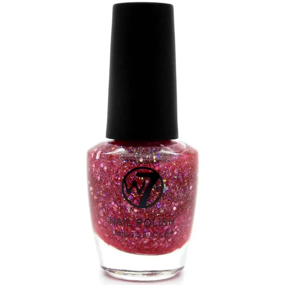 W7 Cosmetics Glitter Nail Polish 15ml - 178 Fairy W7 Cosmetics