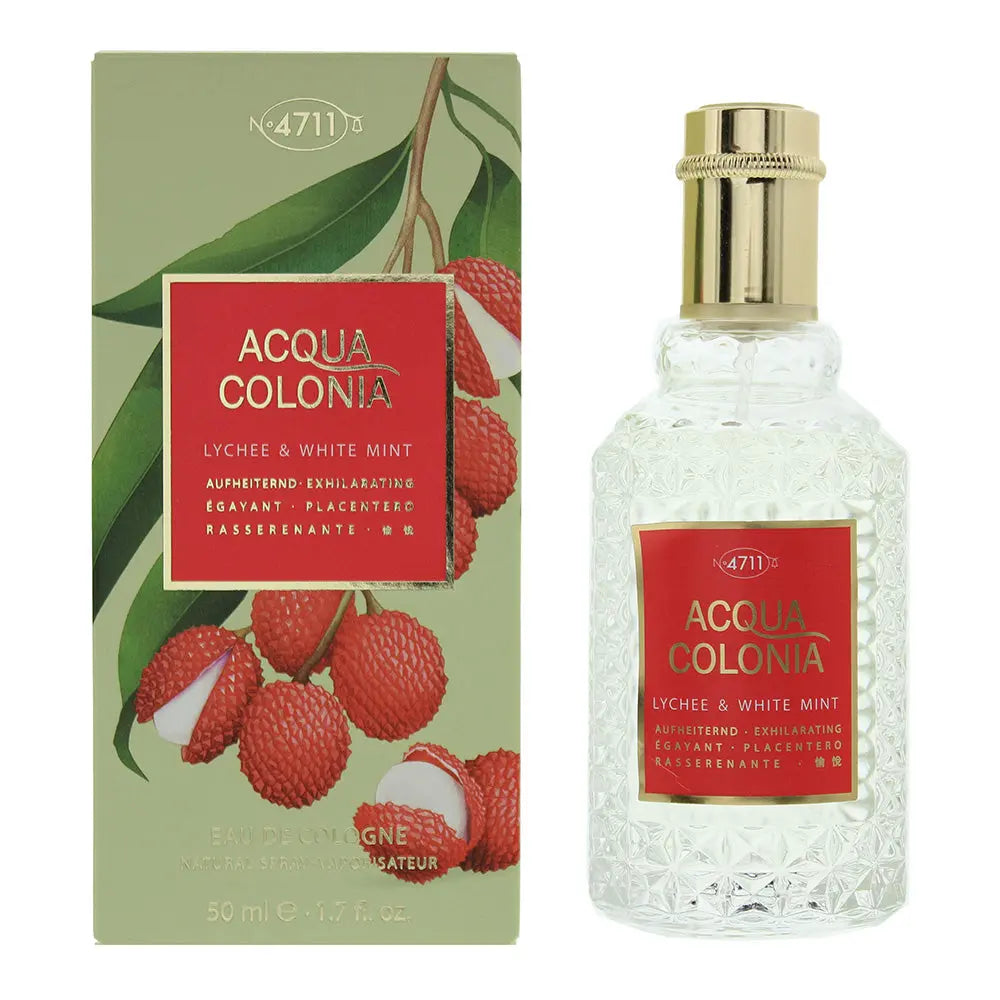 4711 Acqua Colonia Lychee  White Mint Eau De Cologne 50ml 4711