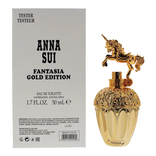 Anna Sui Fantasia Gold Edition Tester Eau De Toilette 50ml
