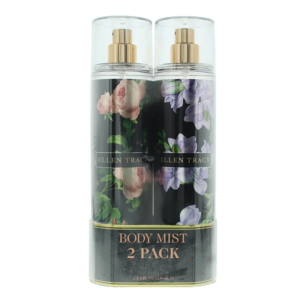 Ellen Tracy Floral 2 Piece Gift Set: Courageous Body Mist 236ml - Radiant Body Mist 236ml Ellen Tracy