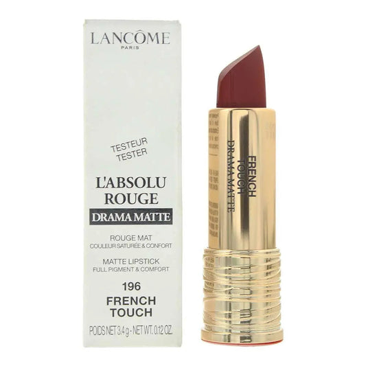 Lancôme L'Absolu Rouge Drama Matte Tester 196 French Touch Lipstick 3.4g