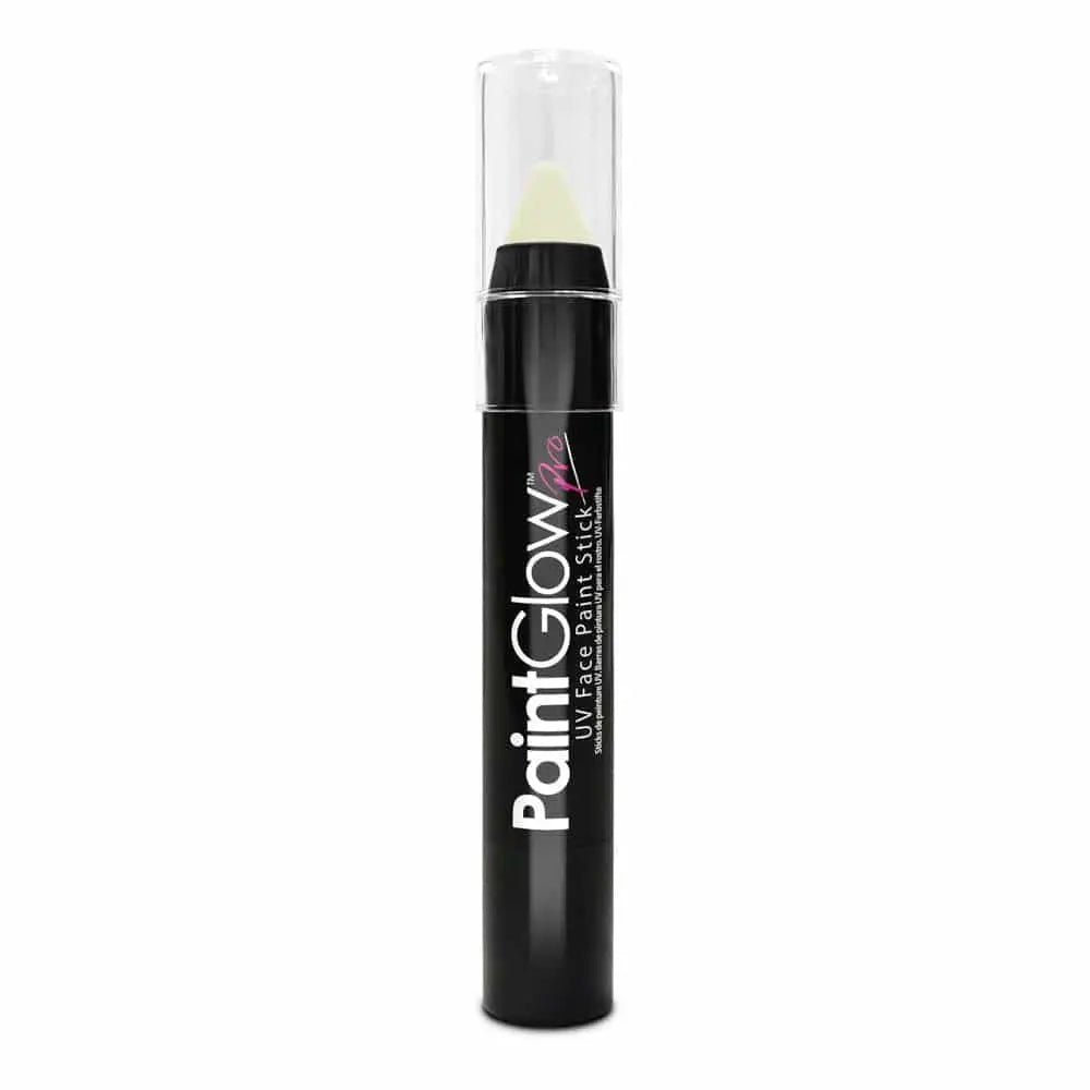 PaintGlow Pro UV Face & Body Paint Stick  - White PaintGlow