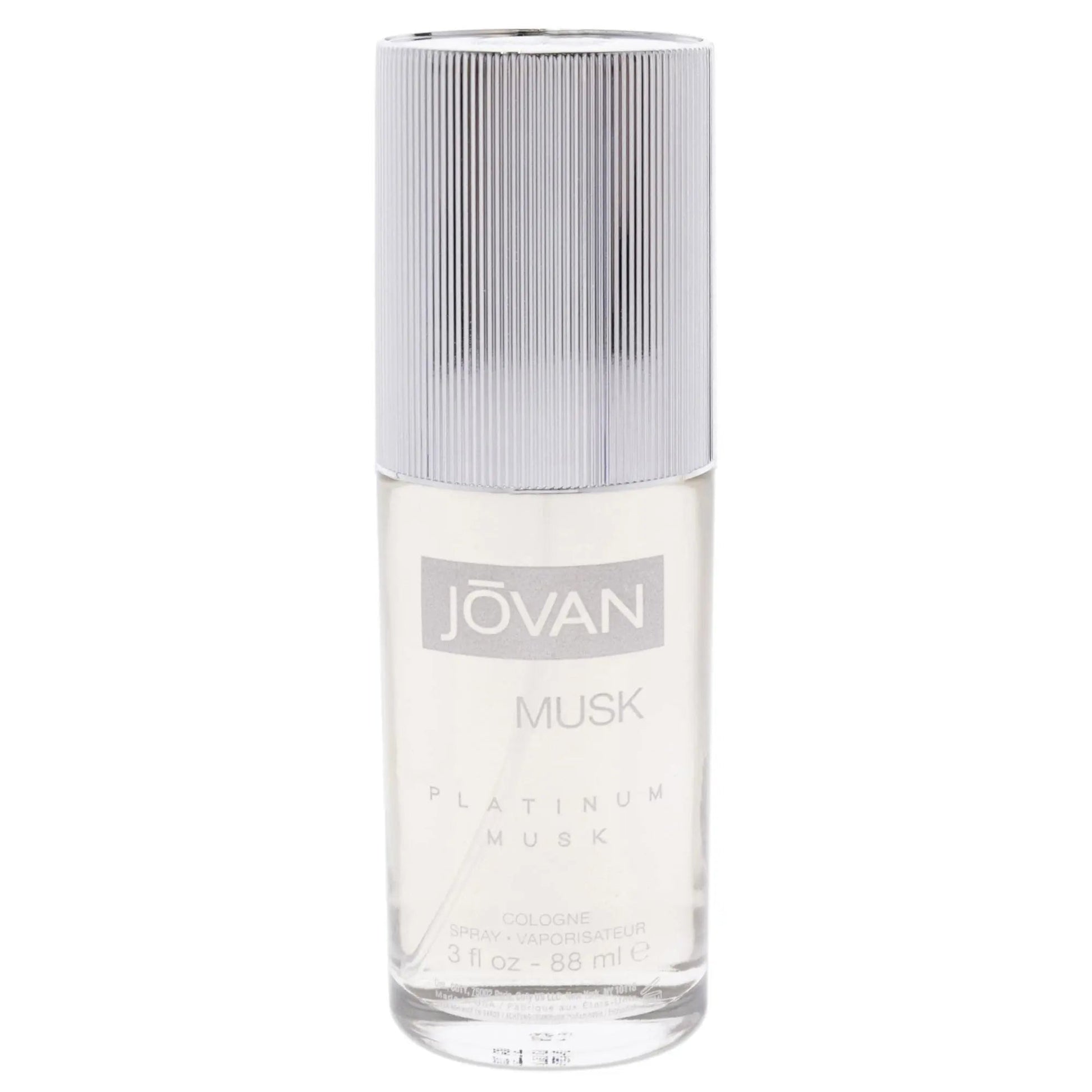 Jovan Platinum Musk for Men Cologne Spray 88ml Jovan