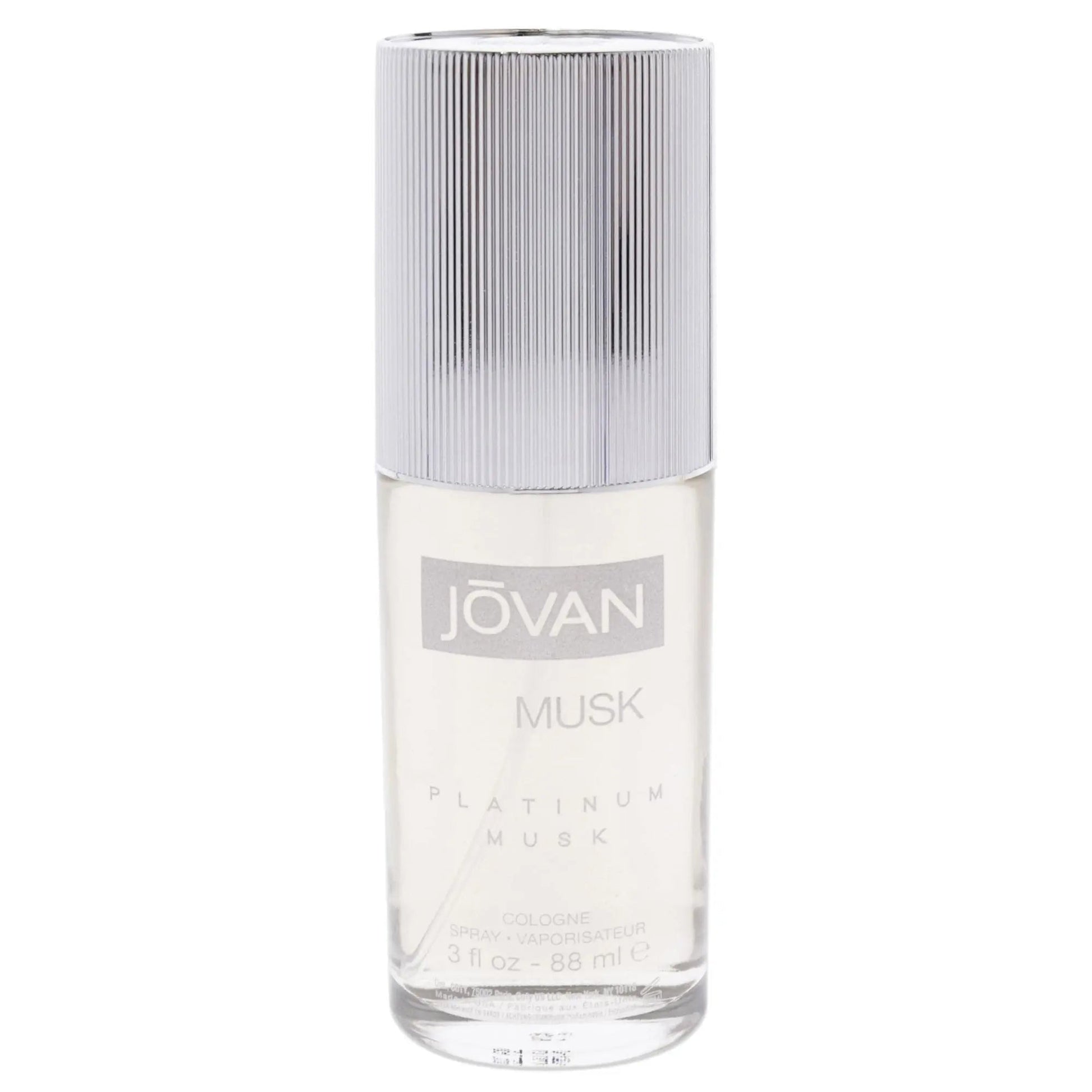 Jovan Platinum Musk for Men Cologne Spray 88ml Jovan