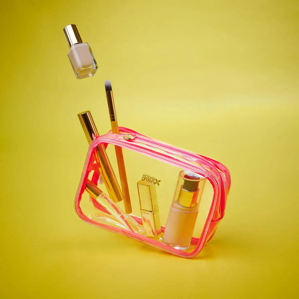 Victoria Green Small Clear Beauty Kit Case set of 2 Victoria Green