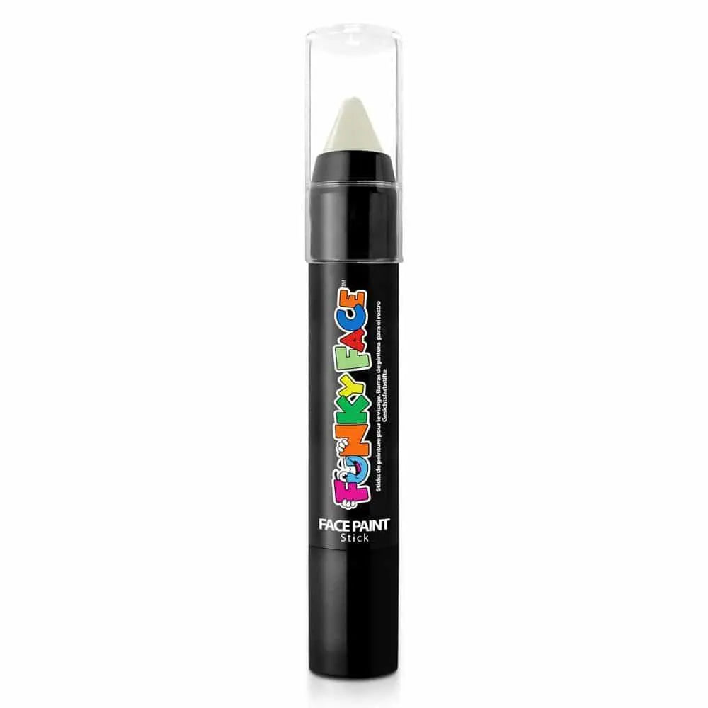Funky Face by PaintGlow Face Paint Stick  - White PaintGlow