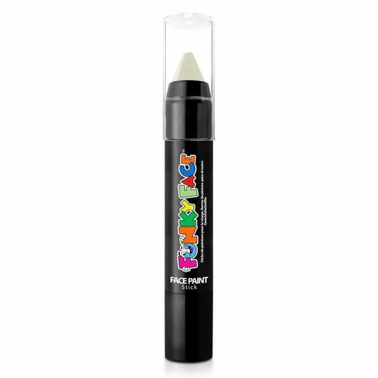 Funky Face by PaintGlow Face Paint Stick  - White PaintGlow
