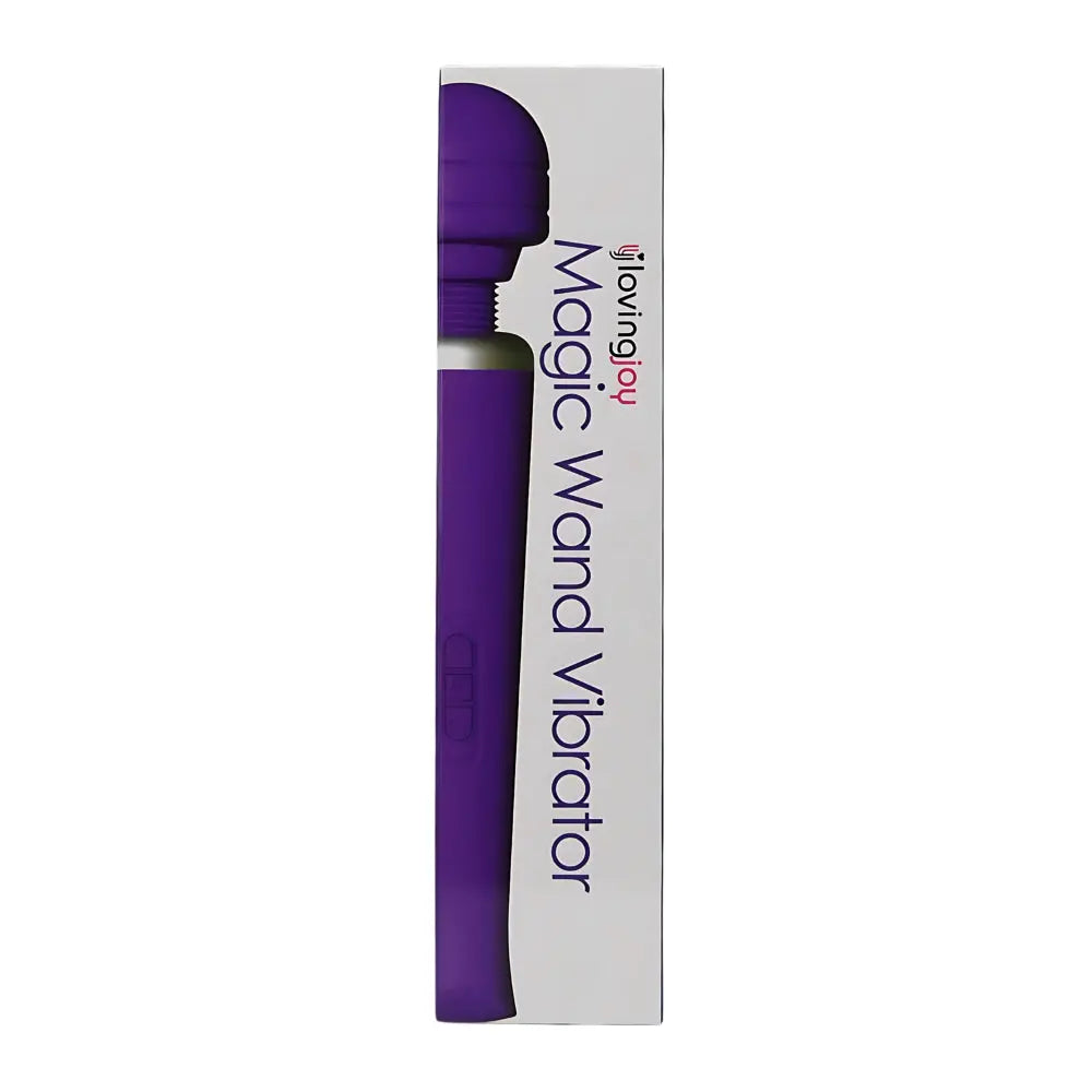 Loving Joy Rechargeable Magic Wand Vibrator Purple Loving Joy