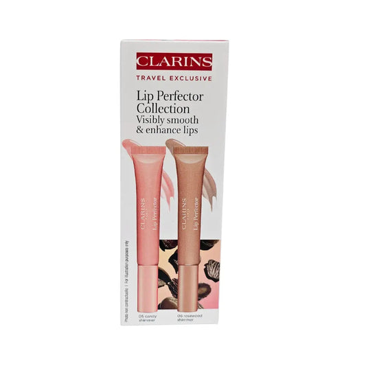Clarins Lip Perfector Collection Duo 05 Candy Shimmer 12ml + 06 Rosewood Shimmer 12ml