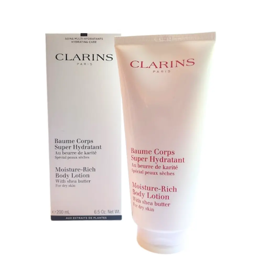 Clarins Moisture-Rich Body Lotion 200ml for Dry Skin Tester Clarins