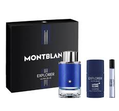 Montblanc Explorer Ultra Blue Gift Set EDP 100ml + D/Stick 75ml + EDP 7.5ml
