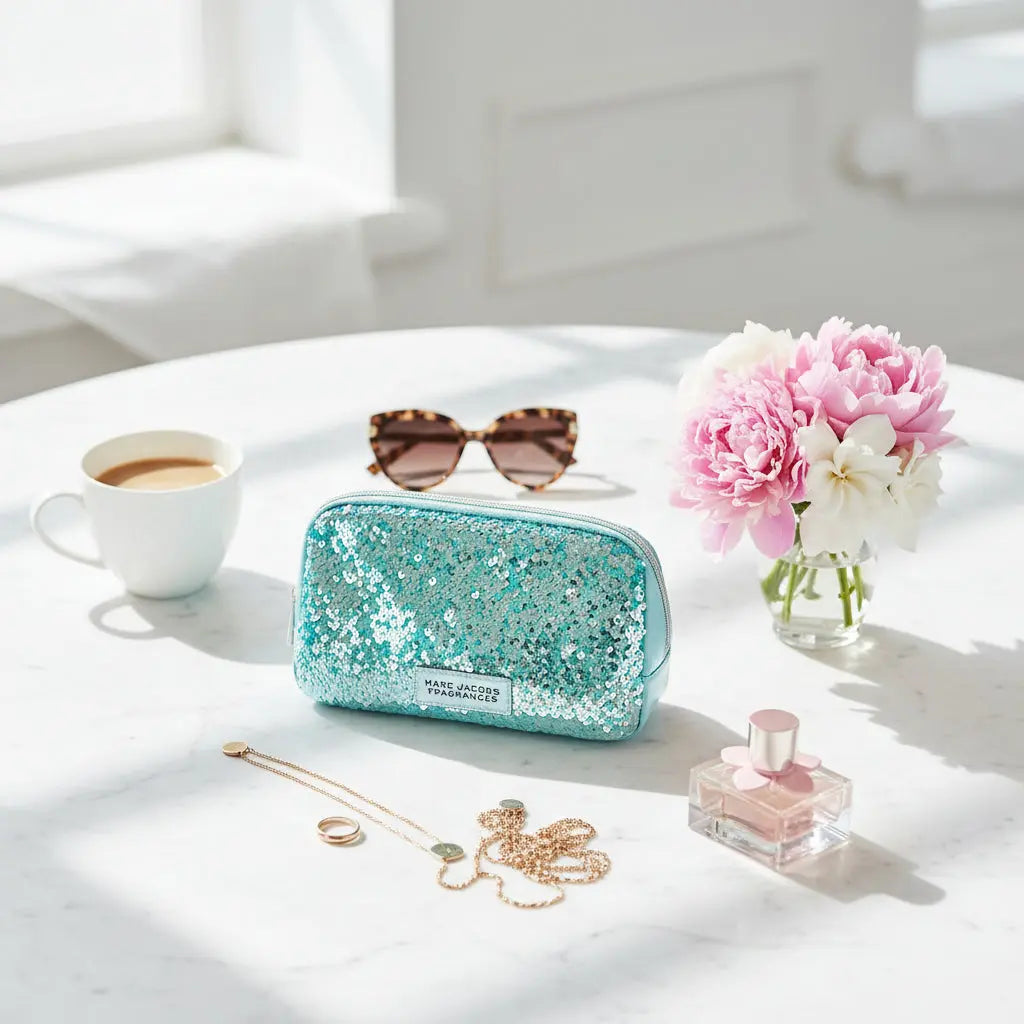 Marc Jacobs Fragrances Women's Sparkling Cosmetics Pouch GWP MIXED COLOURS